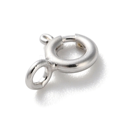 925 Sterling Silver Sping Ring Clasps STER-P063-04P-1