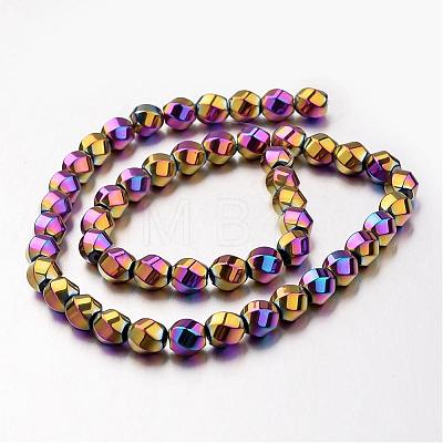 Electroplate Non-magnetic Synthetic Hematite Beads Strands G-F300-13-1