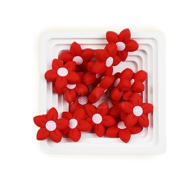 Flower Silicone Beads PW-WG97C3C-03-1