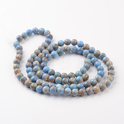 Natural Imperial Jasper Beads Strands G-I122-10mm-13-1