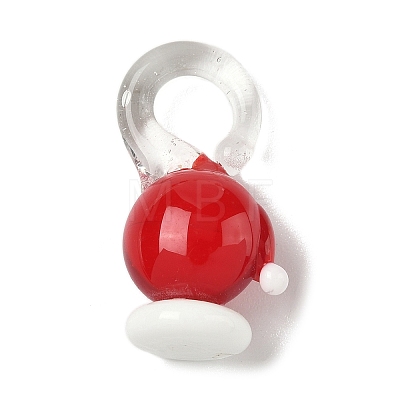 Christmas Handmade Lampwork Pendants LAMP-L081-01F-1