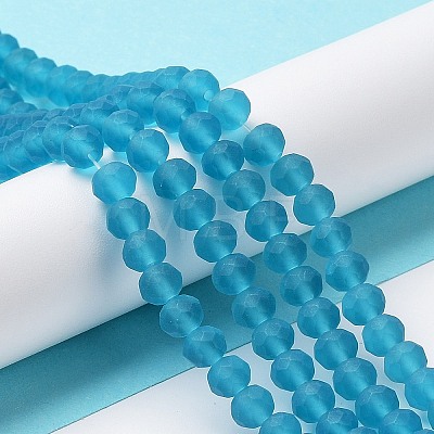 Transparent Glass Beads Strands EGLA-A044-T4mm-MD27-1