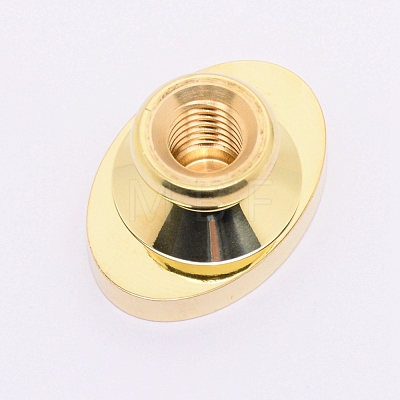 Blank Wax Seal Brass Stamp Head KK-WH0034-25LG-1