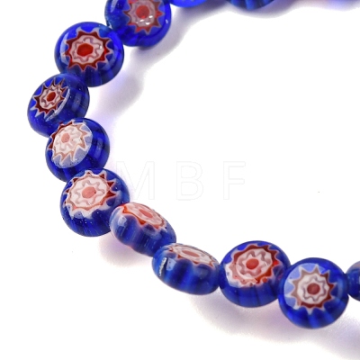 Handmade Millefiori Lampwork Beads Strands LAMP-G164-11A-1