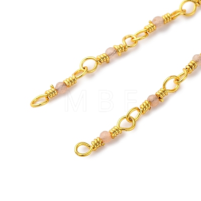 Brass Chain Necklace Making KK-K337-13G-02-1