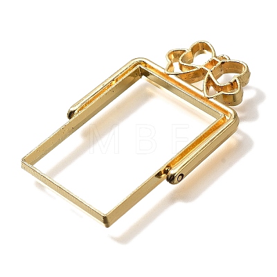 Alloy Open Back Bezel Pendants PALLOY-I223-10LG-1