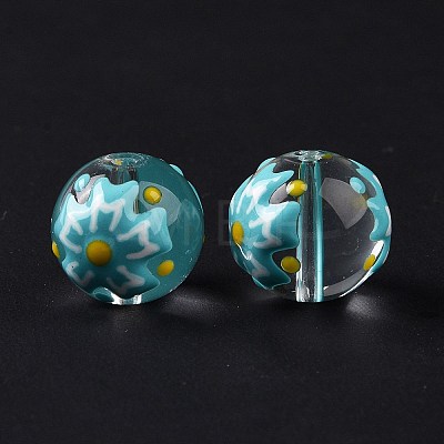 Transparent Glass Beads LAMP-B021-03A-01-1