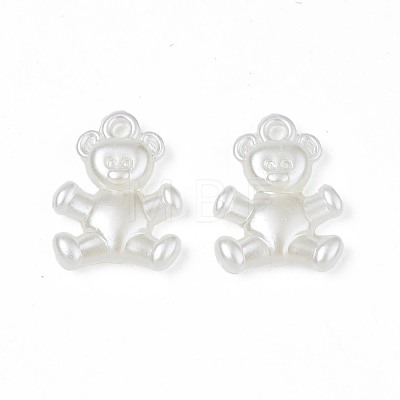 ABS Plastic Imitation Pearl Pendants KY-T023-013B-1