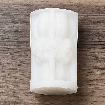 Embossed Pillar DIY Candle Silicone Molds CAND-B001-02-1