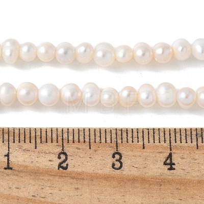 Natural Cultured Freshwater Pearl Beads Strands PEAR-I007-07L-06-1