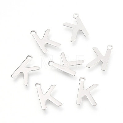 Non-Tarnish 201 Stainless Steel Charms STAS-C021-06P-K-1