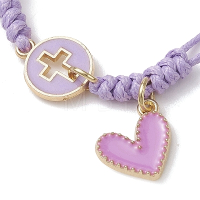 Alloy Charm Bracelets BJEW-JB13535-1