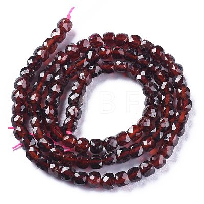 Natural Garnet Beads Strands G-E560-A18-1