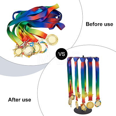 Steel Rotatable Display Riser Stands for Medals ODIS-WH0043-275-1