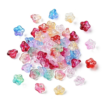 50Pcs Electroplate Glass Beads EGLA-YW0005-10-1
