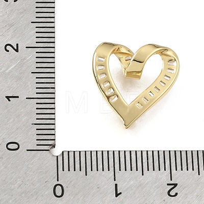 Valentine's Day Brass Micro Pave Clear Cubic Zirconia Pendants KK-C263-29D-G-1