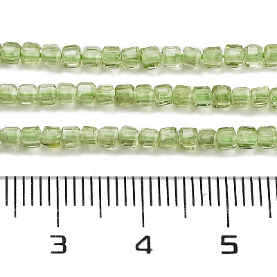 Natural Peridot Beads Stands G-H042-B31-01-1