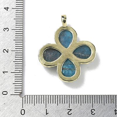 Natural Apatite Faceted Pendants G-A308-01G-08-1
