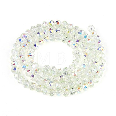 Transparent Glass Beads Strands X-EGLA-N016-4mm-06-1