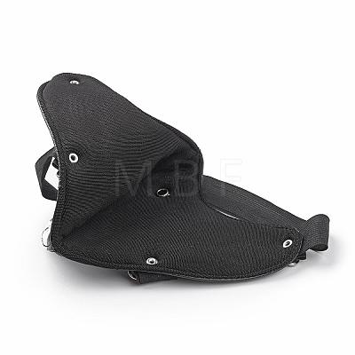 Punk Rock Style PU Leather Mouth Cover AJEW-D038-08-1