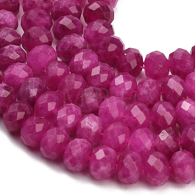Faceted Dyed Natural White Jade Beads Strands GG-CBAE966-01B-P-1