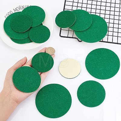 CHGCRAFT 18Pcs 3 Style Air Hockey Mallet Felt Pads Replacement AJEW-CA0002-52-1