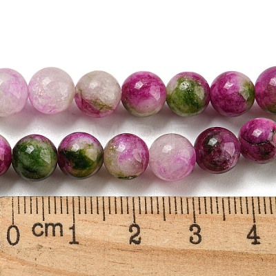 Natural Dyed Yellow Jade Beads Strands G-Q160-A01-01F-1