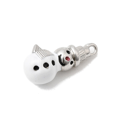 Christmas Brass Enamel Pendants KK-L258-05P-A01-1