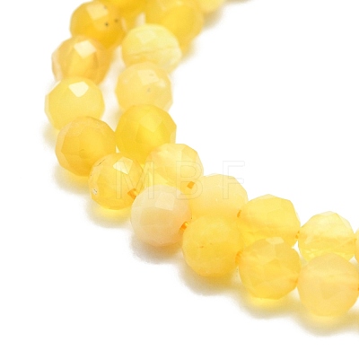 Natural Yellow Opal Beads Strands G-P457-A03-18-1