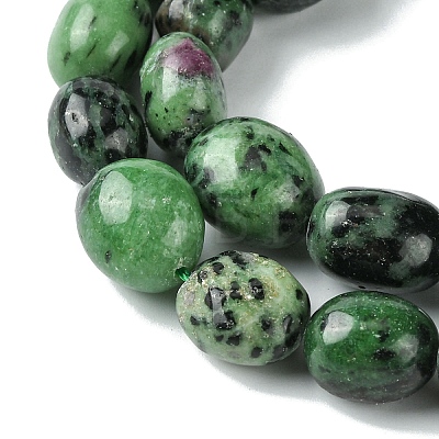 Natural Ruby in Zoisite Beads Strands G-G117-A02-02-1