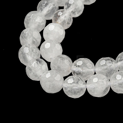 Natural Quartz Crystal Beads Strands X-G-E571-A11-01-1