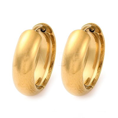 316 Surgical Stainless Steel Hoop Earrings for Women EJEW-G429-01B-G-1