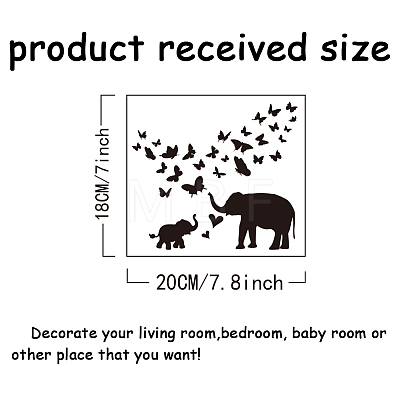 PVC Wall Stickers DIY-WH0377-198-1