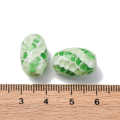 Two Tone Handmade Lampwork Beads LAMP-K042-01A-1