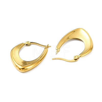 304 Stainless Steel Hoop Earrings EJEW-K271-02F-G-1