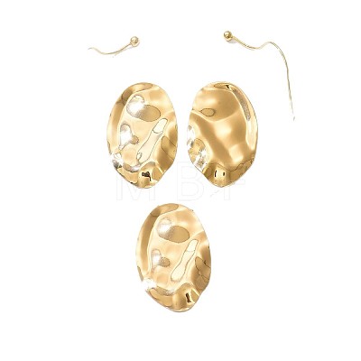 Iron Hammered Oval Statement Choker Necklaces & Earring Set for Women WG6F5B0-01-1