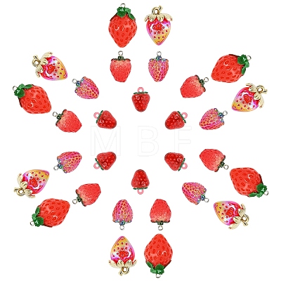 Strawberry Pendant Kits DIY-YW0016-23-1
