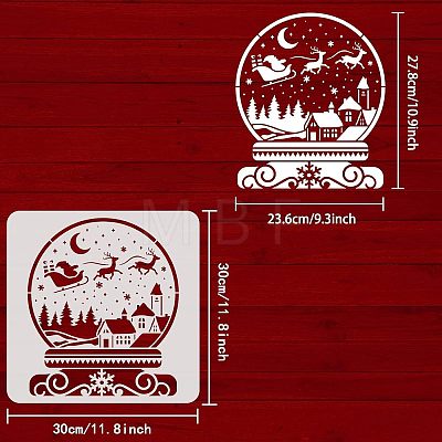 Large Plastic Reusable Drawing Painting Stencils Templates DIY-WH0172-728-1