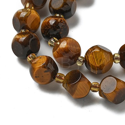 Natural Tiger Eye Beads Strands G-K387-A04-02-1