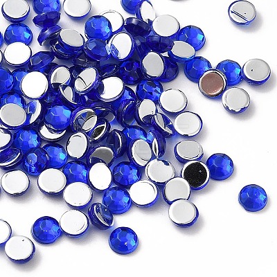 Imitation Taiwan Acrylic Rhinestone Cabochons GACR-A002-4mm-07-1