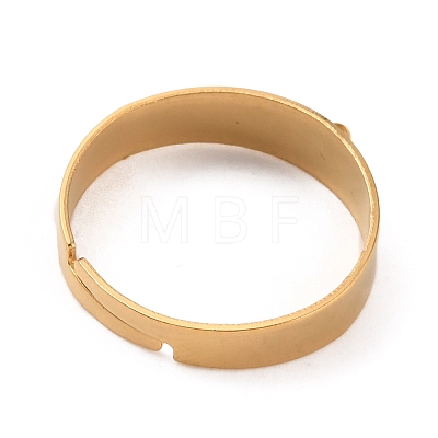 Adjustable 304 Stainless Steel Finger Ring Settings STAS-WH0033-11B-G-1