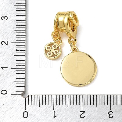 Mother's Day Brass Micro Pave Clear Cubic Zirconia Pendants CU-CBA4231-09D-G-1
