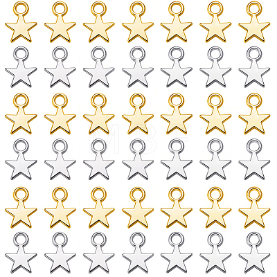 200Pcs 2 Colors Alloy Charms FIND-SC0023-74-1