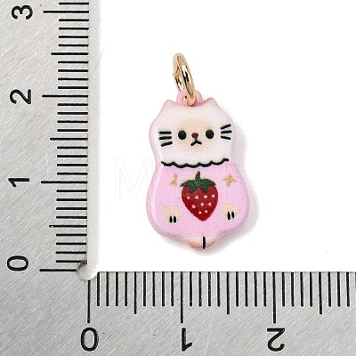 Printed Brass Pendants KK-CBAB1CA-19D-G-1