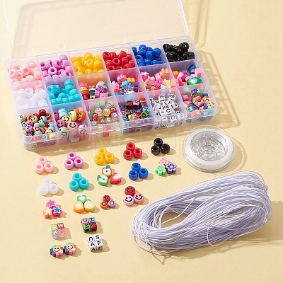 DIY Candy Color Bracelet Making Kit DIY-FS0003-47-1