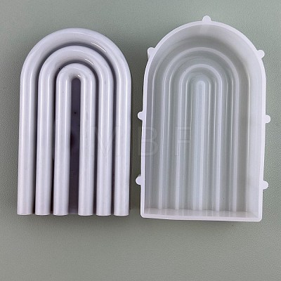 DIY Food Grade Silicone Arch Shape Candle Molds CAND-PW0013-08C-1