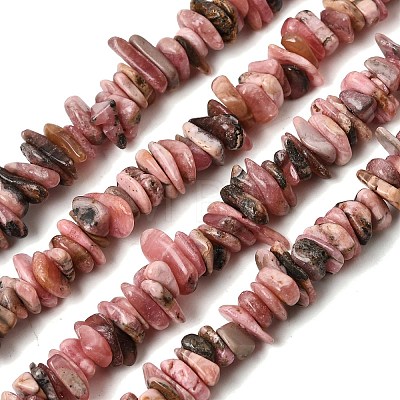 Natural Argentina Rhodonite Beads Strands GG-CBAC13F-B04-01-1