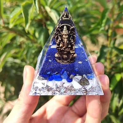 Orgonite Pyramid Resin Energy Generators PW-WG7310A-01-1