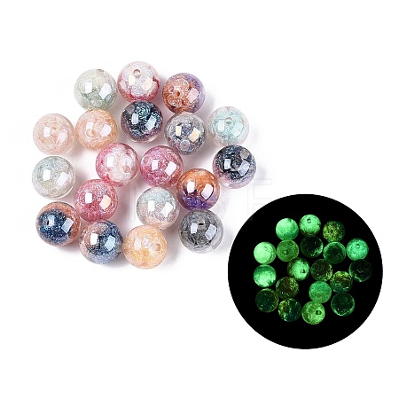 Luminous & UV Reactive Transparent Resin Beads RESI-Q234-01-1