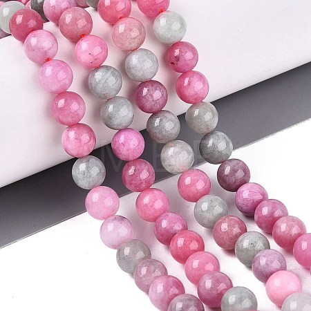 Natural Quartz Beads Strands G-N363-8mm-04-1